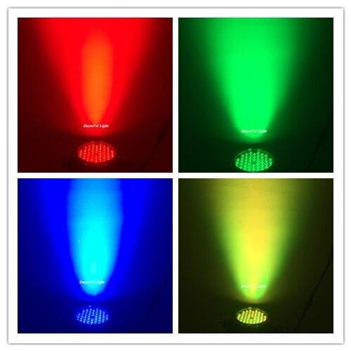6pcs/lot led par 54x3w rgb led par dmx par can wash wall light building garden light