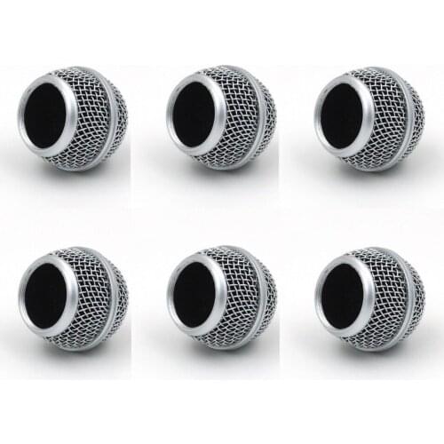 NEW 6 PACK Ball Head Mesh Microphone Grille Fits Beta58/Beta58A microphone microfoon