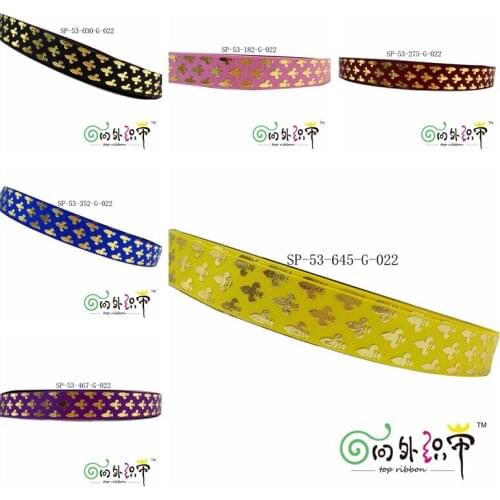 Free shipping printed cartoon grosgrain ribbon SP-53-030G-022