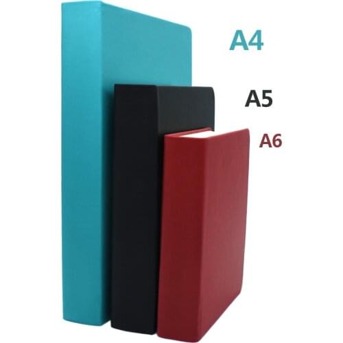 Super Thick Blank Pages Notebook A4 A5 A6 Travel Journal For Students Gift Leather Soft Cover Diary Sketchbook School Stationery