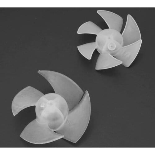 Small Power Mini Plastic Fan Blade 4/6 Leaves For Hairdryer Motor
