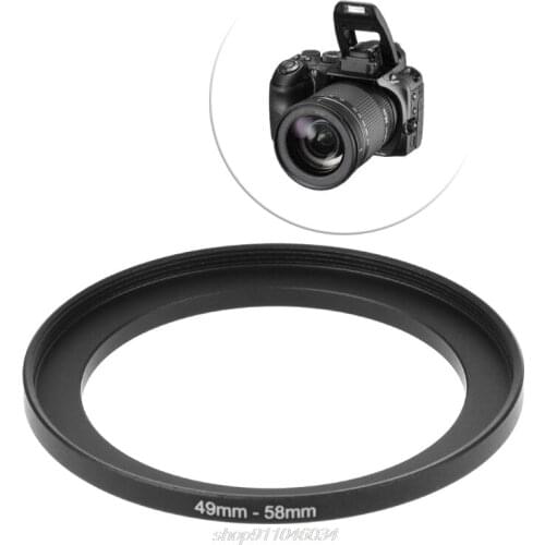 49mm To 58mm Metal Step Up Rings Lens Adapter Filter Camera Tool Accessories New M26 21 Dropship