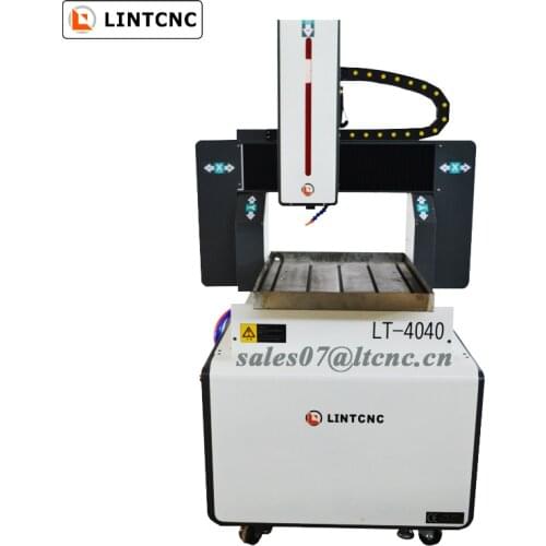 Mini Table Move Cast-iron CNC Router Machine 6060 3030 4040 Optional Mach3 DSP Wood Metal Milling
