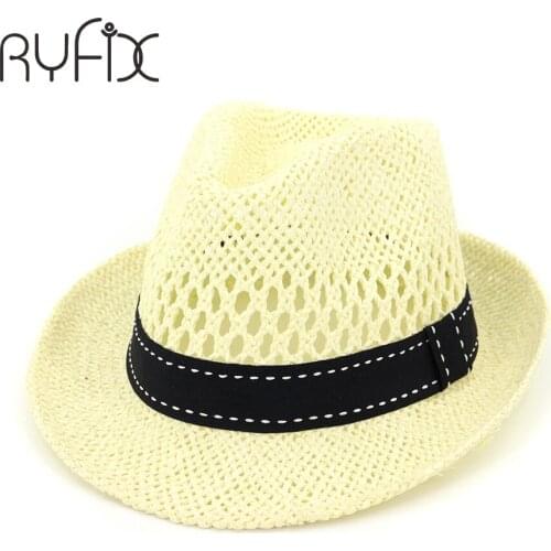 Fashion couple straw hat outdoor holiday hat personalized hollow design jazz hat straw hat sun hat HA36