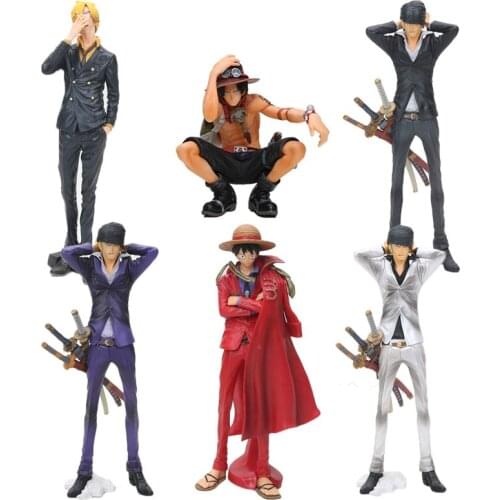 New 16cm Japan One Piece Anime King Of Artist Luffy Portgas D Ace zoro PVC Action Figures Model Toys