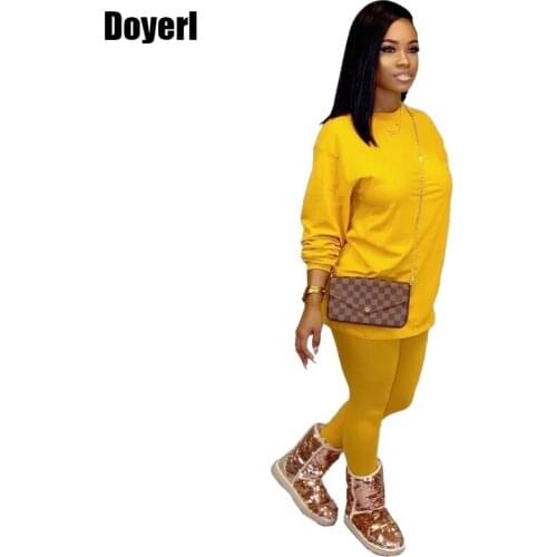 Casual Tracksuit Women 2 Piece Set Fall Clothes for Women Sport Suit Sportwear Joggers Two Piece Pants Set Women Matching Sets