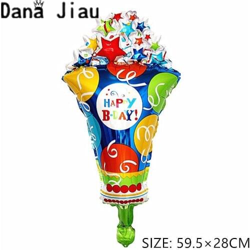 Wed decor MINI SIZE food ice cream balloons sweet happy birthday pizza inflate ball wedding decoration globe kids toy supplier