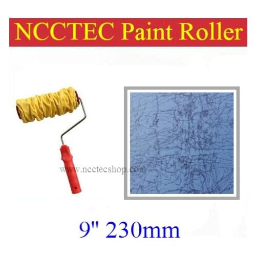 9'' Suede fabric paint roller for Water-based metal paint FREE shipping | 230mm Sheepskin artist coating wall roller tools