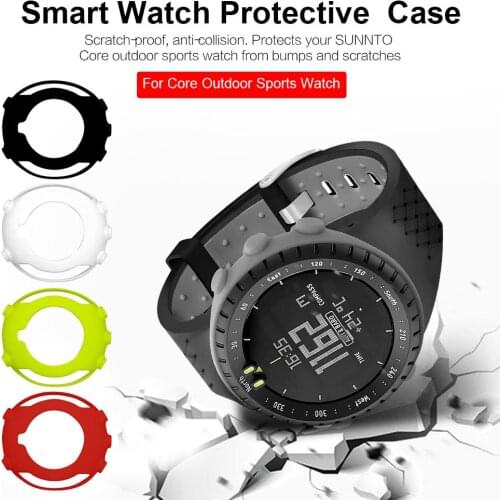 Smart Watch Dial Screen Protector Bumper Classic Silicone Watch Frame Case Cover For SUNNTO Core Outdoor Sports Watch