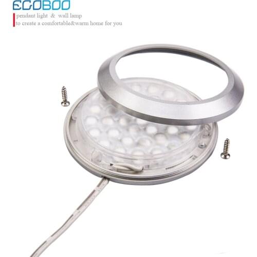 70mm diameter Ultra-slim Round Surface LED Downlight 12V 3W aluminum Kitchen Under Cabinet Lighting 3W lamps (2pcs/Lot)