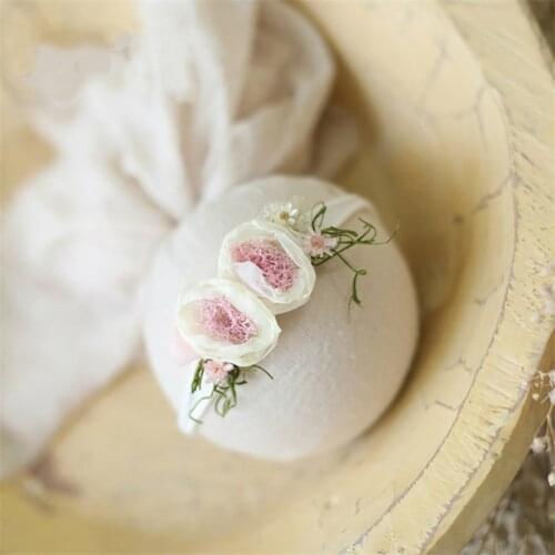 Newborn Infant Hair Accessories Baby Shooting Headwear Baby Flower Headband Baby Girl Photography Props Multi-choice