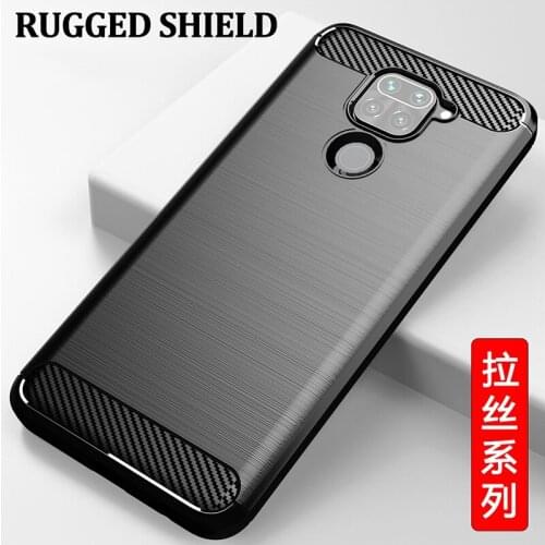 For Redmi Note 9 Carbon fiber Cover Phone Case Bumper Case Full Protection Shockproof Bumper for Xiaomi Redmi Note 9S 9