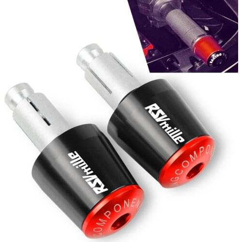For Aprilia RSV MILLE R 1999-2003 2002 2001 2004 2005 2006 2000 22MM Motorcycle Handlebar Hand Grips Handle Bar End Cap Cover
