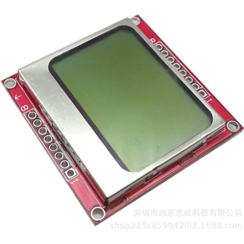 Digital LCD Module Display Monitor White Backlight Adapter PCB 84*48 84x48 5110 Screen for Arduino Controller 3.3V Dot Matrix