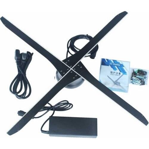 Vitural Kobe Bryant Air Imaging Holographic Projection Led 3D Fan Hologram Advertising Machine Naked Eye HD Dynamic WIFI Support