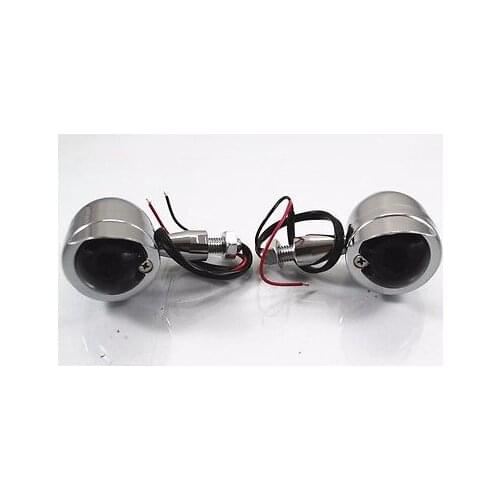 Smoke Turn Signal Indicator W/ Visor for Harley Honda Kawasaki Suzuki Yamaha VTX