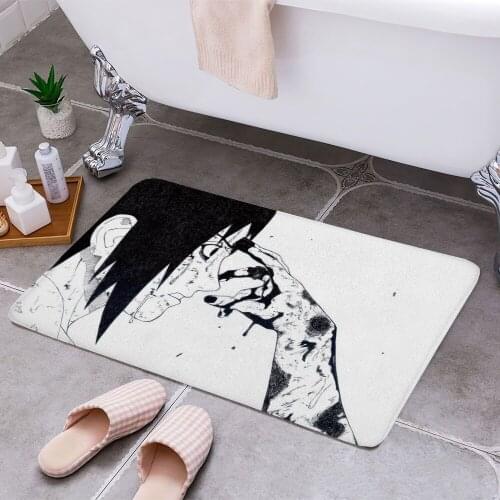 Itachi farewell sasuke 3D Print Doormats Rectangle Non-Slip DoorMat Bedroom Kitchen Entrance Print Door rugs Dropshipping