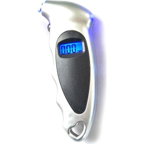 Digital Tire Pressure Gauge 150 PSI 4 Settings Car Truck Bicycle Backlit LCD Non-Slip Grip (1 Pack) Durable