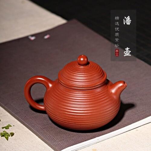 Gown Pan Pot Purple Sand Pot Small Water Corrugated Tea Set Gift Box One Delivery Factory Direct Sale Agent Wholesale