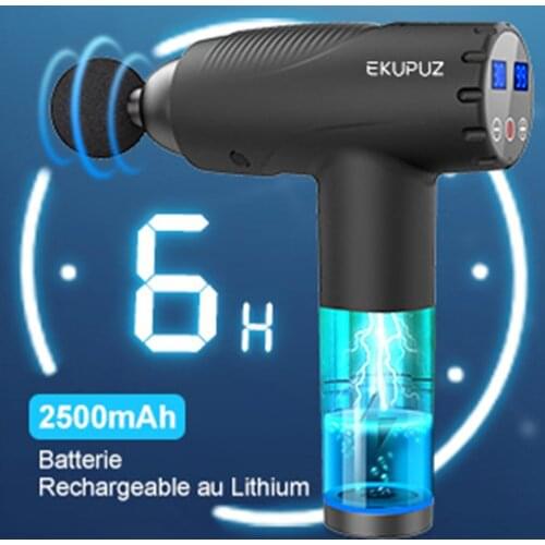 30 Speed Adjustable Muscle Massager 6 Massage Heads With Ultra Quiet Massage Device For Fatigue Recovery