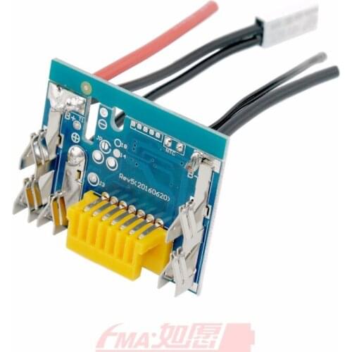 Protection Circuit Management Module PCBA of BL1830 BL1860 PCM DIY 18650 Li-ion 18V Makita Drill Battery