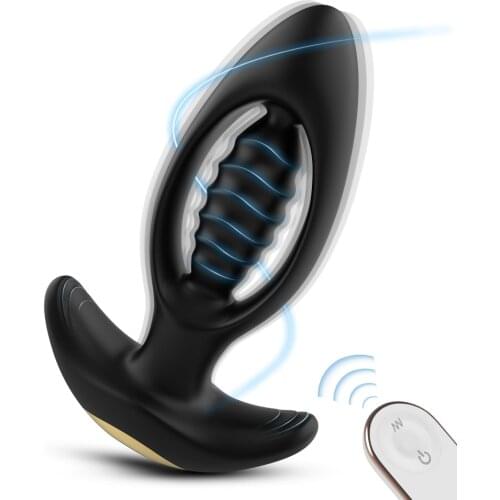 Male Prostate Massager Anal Butt Plug Vibrator With Suction Cup G-spot Vagina Stimulator Dildo Vibrator Sex Toy For Woman Men