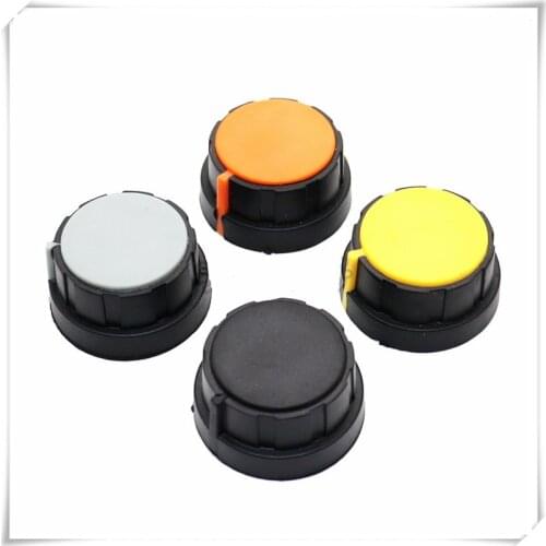 2 Pieces Soft Rubber Round Shaft Knob Diameter 31mm Height 16mm Potentiometer Encoder Knob Round Shaped Inner Hole 6mm