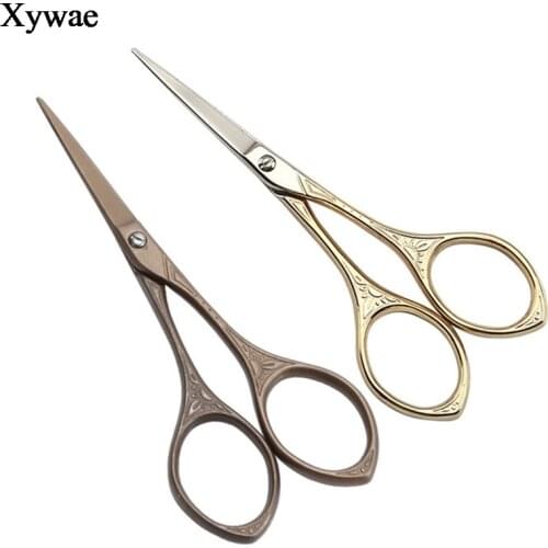 Retro Zakka Groceries Retro Scissors Needlework Handicraft Antique Stainless Steel Home Tool Scrap Embroidery Sewing Scissors