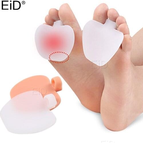 Silicone Gel Insoles Forefoot Pads for Women High Heel Shoes Foot Blister Care Toes Insert Pad Silicone Gel Insole Pain Relief