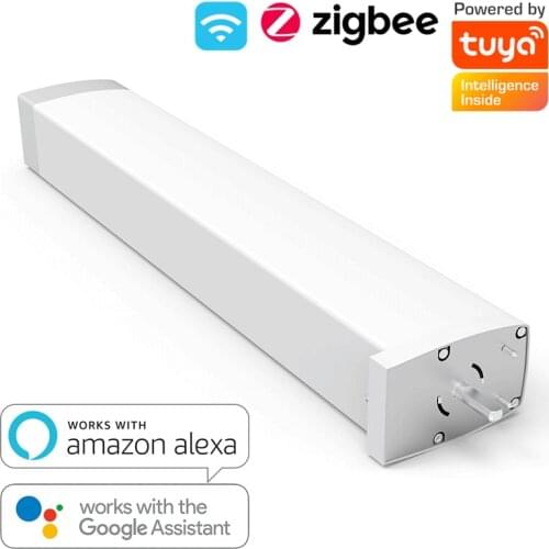 Smart Curtain Blind Motor Tuya Smart Home Intelligent ZigBee DIY Slide Blinds/Shades Drive Motor Hub Remote Alexa Echo Control