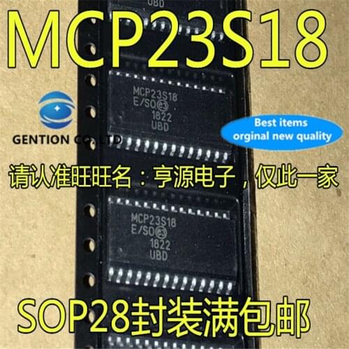 10Pcs MCP23S18 MCP23S18-E/SO SOP28 Extender chip in stock 100% new and original