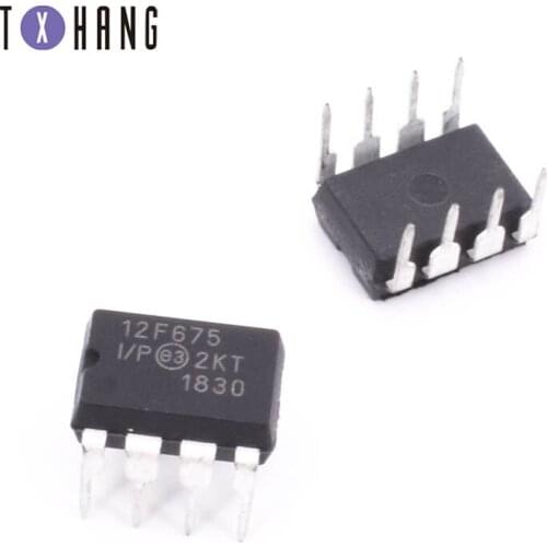 10 PCS PIC12F675-I/P PIC12F675 DIP-8 In Stock diy electronics