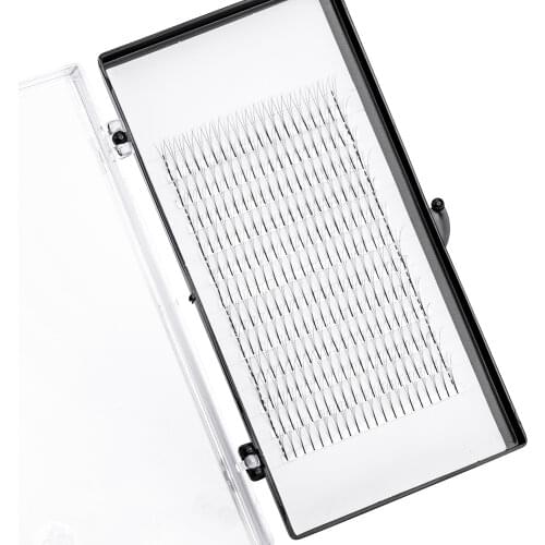 12 Lines 3D~10D Long Stem Premade Russian Volume Fans Semi Permanent Natural Long Eyelashes Extension C/D Curl 0.07 Thickness