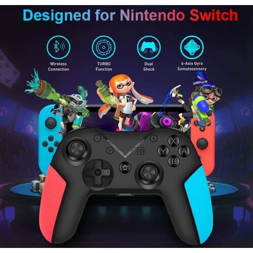 [2021 New Versie] SD-17 Bluetooth Controller Wireless Voor NS Schakelaar Pro Controller Gamepad Voor Switch Console