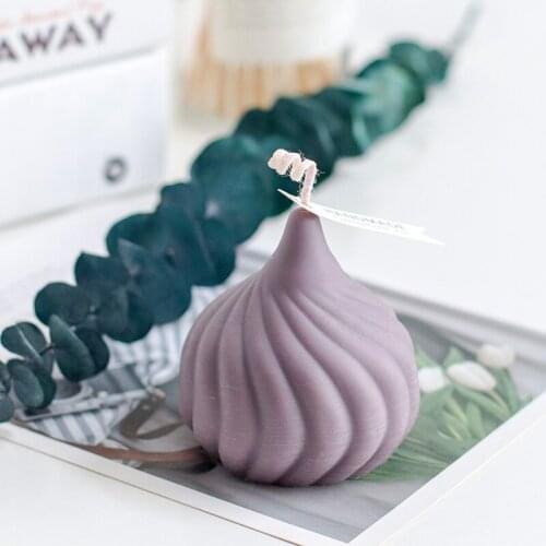 6 Aromatherapy Candle Silicone Molds Creative Onion Head Candle Mold European Holiday Gift Decoration Candle Making Mold