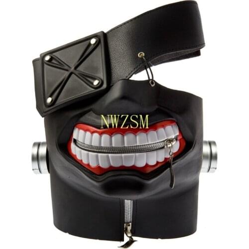 Anime Tokyo Ghoul Kaneki Ken Cosplay Costumes Mask Halloween Party Masks Cosplay