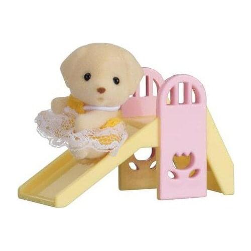 Sylvanian Families Baby Puppy and Slide