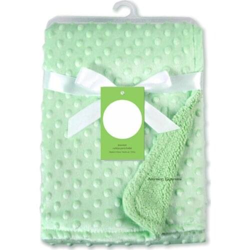 Baby Blanket Swaddling Newborn Baby Diapers Thermal Soft Fleece Blanket Solid Bedding Set Newborn Products Cotton Quilt Bath