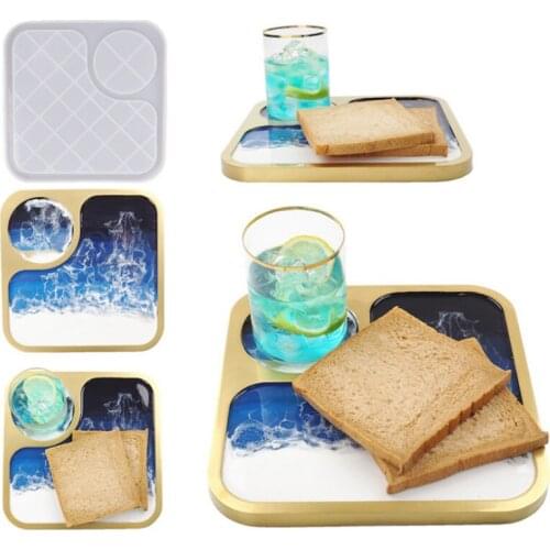 Diy Afternoon Tea Mug Cup Breakfast Tray Dinner Plate Silicone Mold Jewelry Fillings Charms Handmade Epoxy Resin Mould Craft