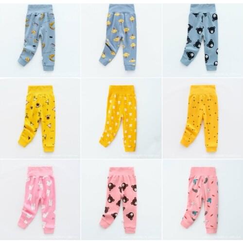 Infant Baby Girl Cotton Long Pants Children Autumn Spring Trousers Kid High Waist Pantalon Toddler Underwear Boys Clothes