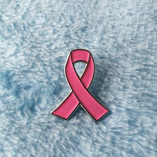 Breast Cancer Awareness Pink Ribbon Pin Lot of 3