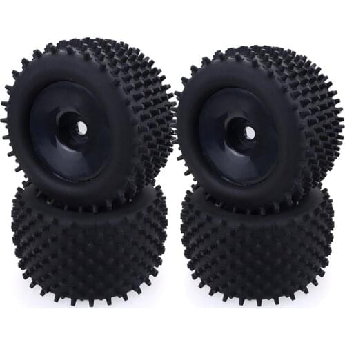 4Pcs 1/8 Wheels & Tires 17mm for Truggy RC Car HPI-Racing GT2 HSP Redcat Axial Traxxas Truck