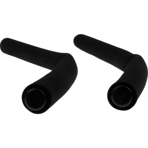 2Pcs Black MTB Bike Bicycle Bufferfly Tube Foam Rubber Handlebar Grips Cover