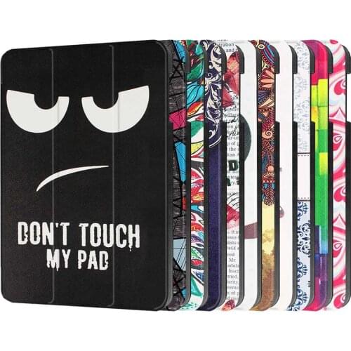 Leather Case For Samsung Galaxy Tab A6 10.1 2016 SM-T580 SM-T585 for Samsung Galaxy Tab A 10.1 3 Fold PU Smart cover