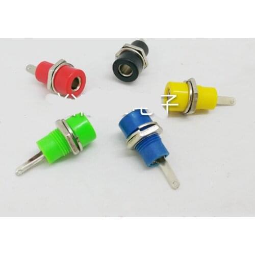 Smonisia 500pcs/lot Mini Terminal Socket Banana Plug 4mm Speaker Instrument Toy Power Connector