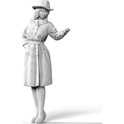 1/35 Resin Model figure GK Europe City Woman Unassembled and unpainted kit