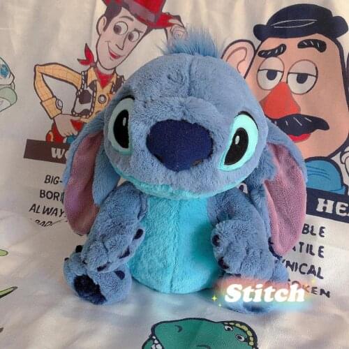 Cartoon Stitch Plush Dolls Anime Toys 35CM Stich Plush Stuffed Toys Christmas Birthday Gifts for Kids Boys Girls