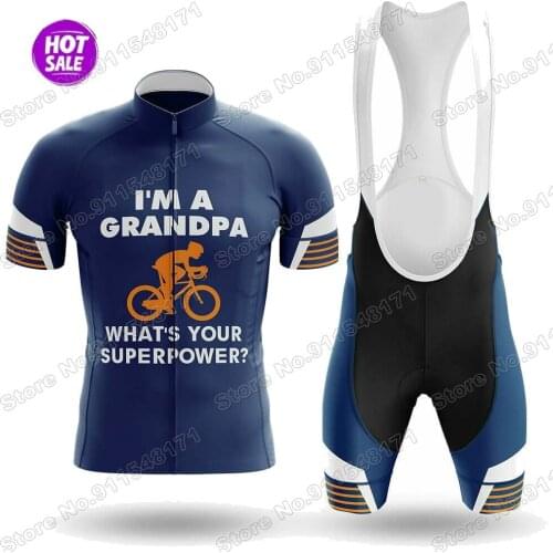 Superpower Navy 2021 Mens Cycling Jersey Set Summer Bicycle Clothing Road Bike Shirts Suit Bicycle Bib Shorts MTB Ropa Maillot