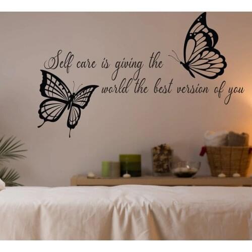 Wall Decals Spa Therapy Beauty Decal Vinyl Sticker SPA Beauty Salon Art Home Decor Spa Art Wellness butterfly wall decor 2331
