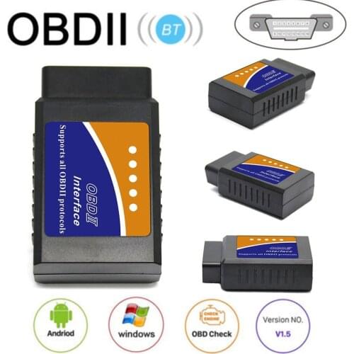 New ELM 327 V1.5 Interface Works On Android Torque CAN-BUS Elm327 Bluetooth OBD2/OBD II Car Diagnostic Scanner tool